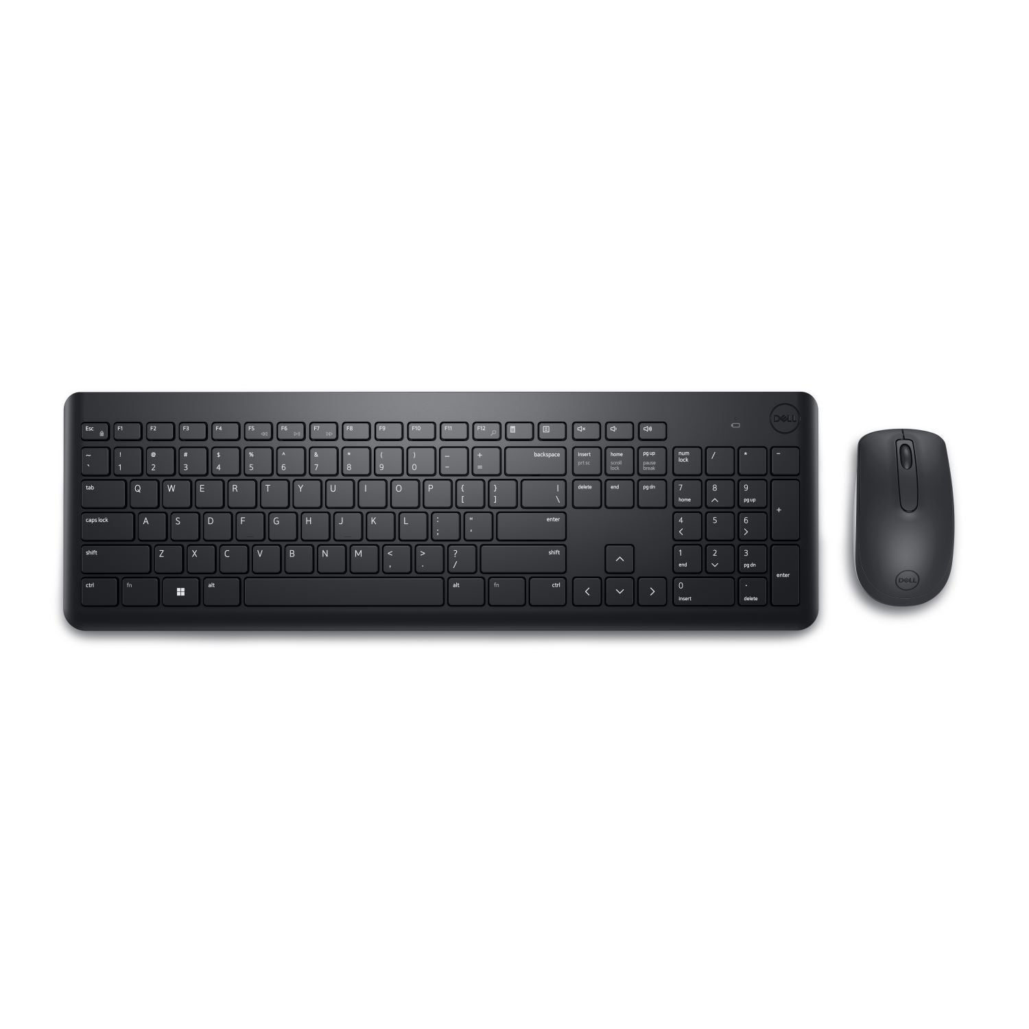 Teclado y mouse KM3322W RF inalámbrica QWERTY Español Negro